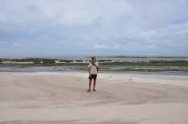 Bela paisagem vista do alto da duna em Atins, nos Lençóis Maranhenses - MA